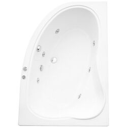 Cada de baie din acril hidromasaj Kring Cristal 150x100 Right (White) Thumb