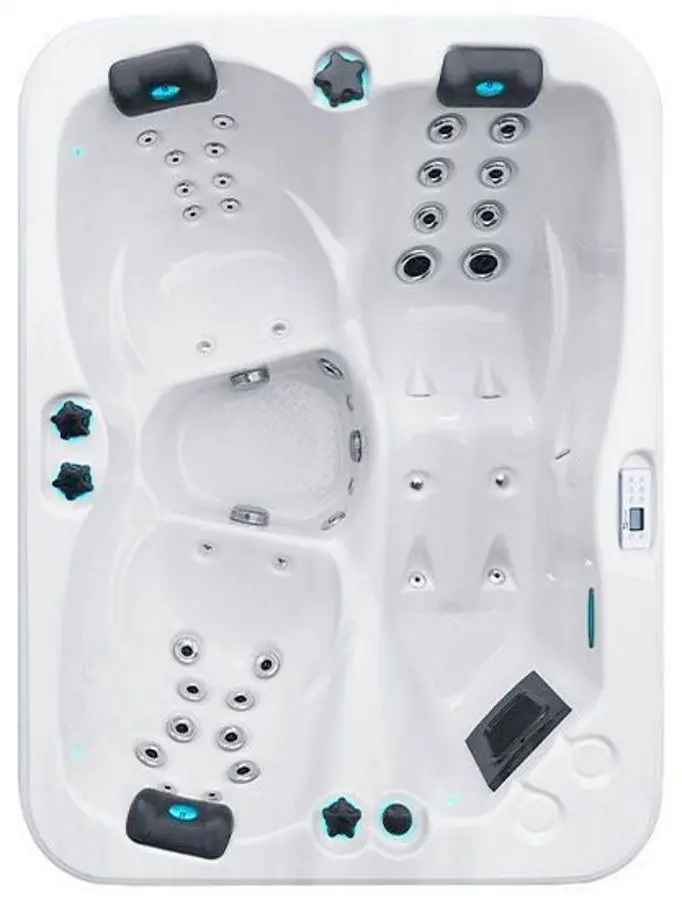 Cadă cu hidromasaj Passion Spas Spa Renew (Black/White)
