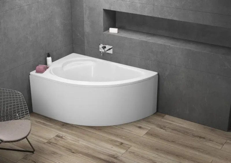 Cada de baie Polimat Standard 130x85 Left (White)