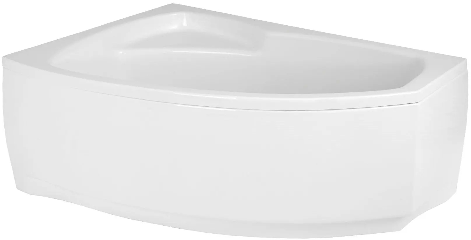 Cada de baie Polimat Frida 150x90 Left (White)