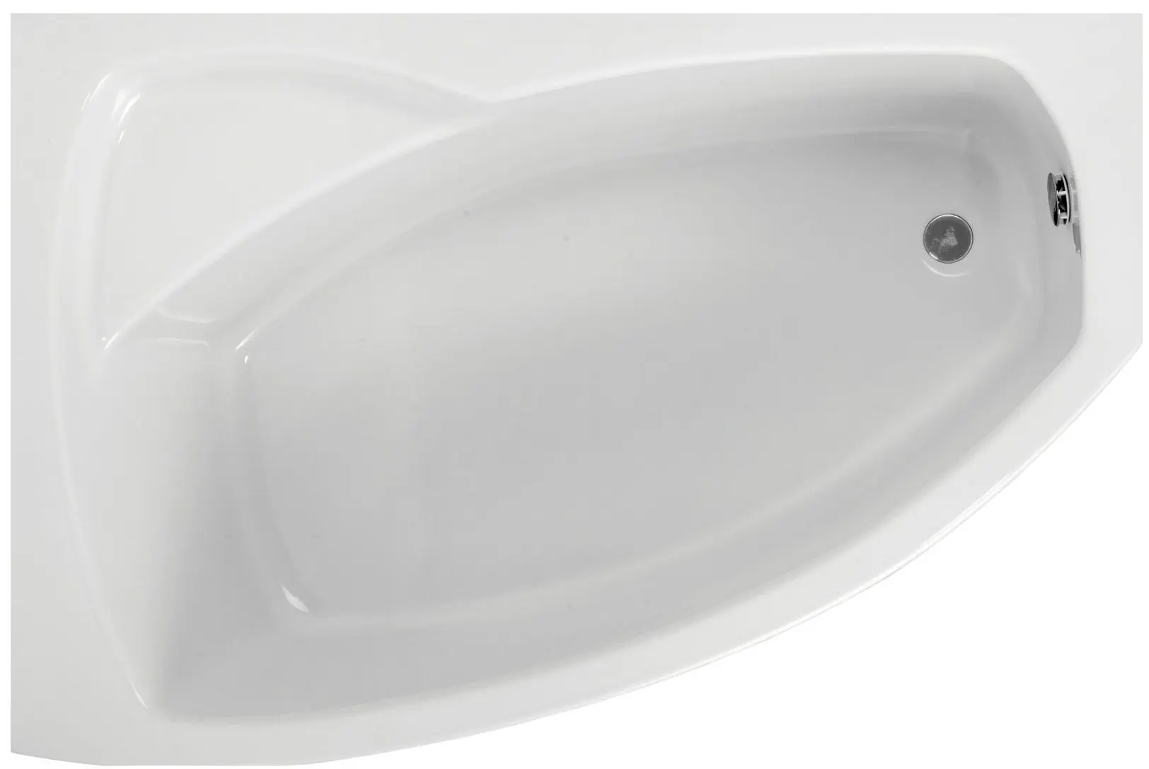Cada de baie Polimat Frida 150x90 Left (White)
