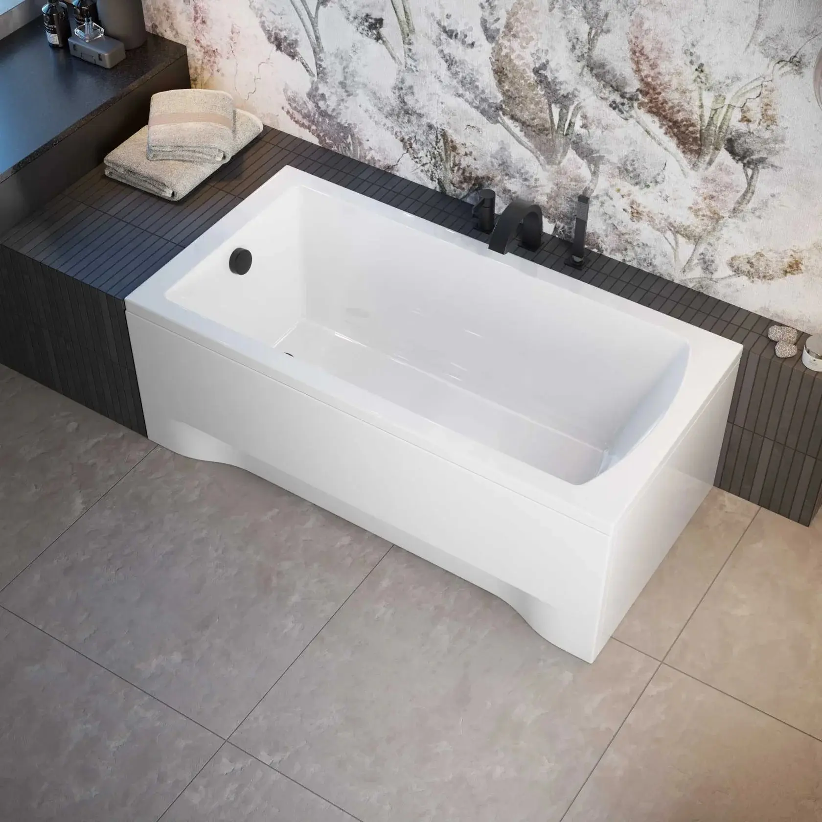 Cada de baie Polimat Tola 160x75 (White)