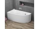 Cada de baie Polimat Miki 145x85 Left (White)