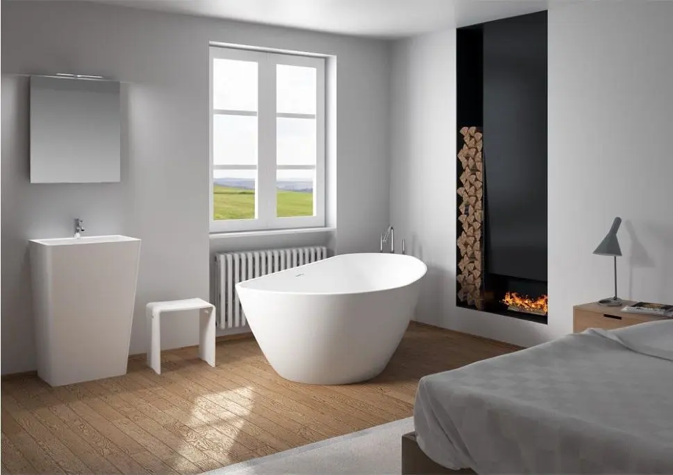 Cada de baie din piatra Riho Granada 190x90 (White)