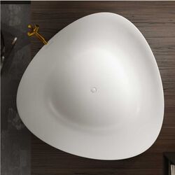 Cada de baie din piatra Riho Oviedo 160x160 (Matte White) Thumb