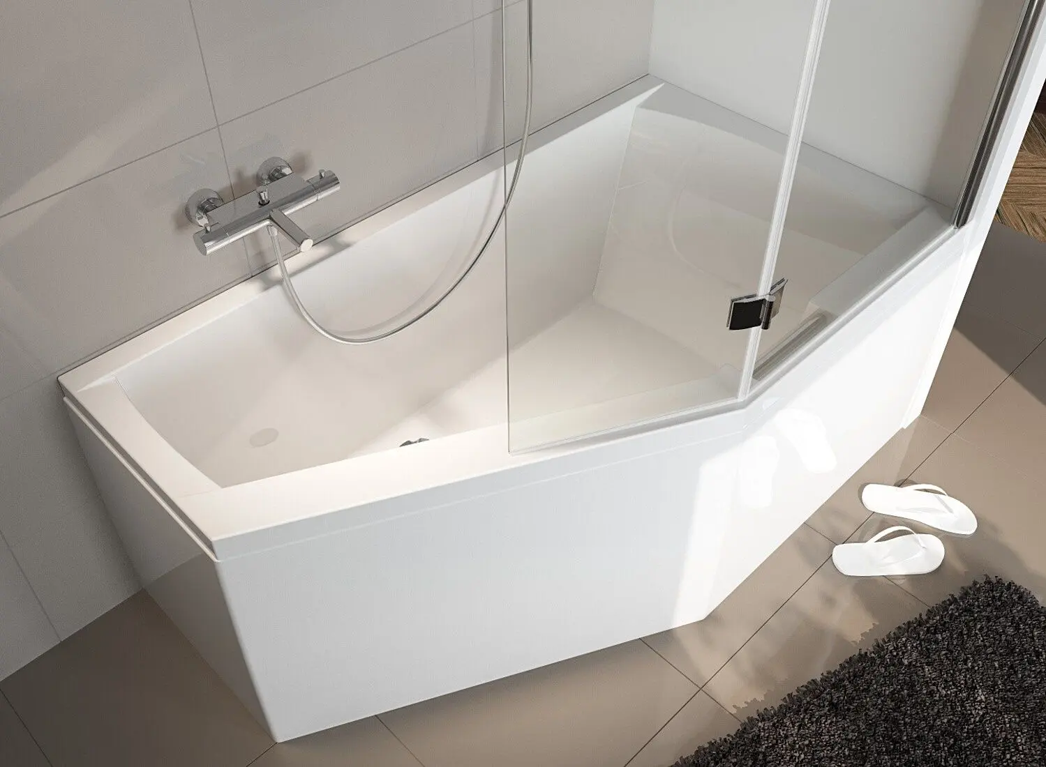 Cada de baie Riho Geta B030001005 160х90 Left (White)