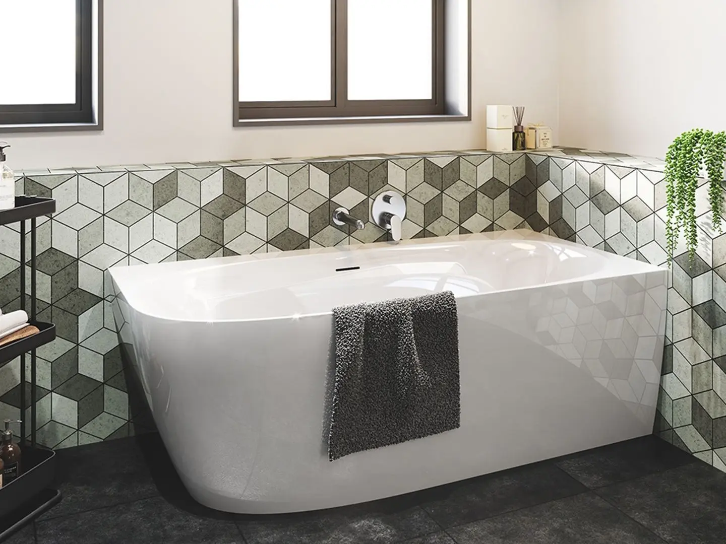 Ванна Riho Omega B2W B098001005 170х80 Left (White) - 2