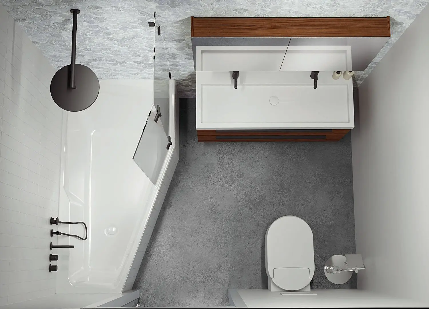 Cada de baie Riho Rethink Space B112001005 160х75 Left (White)