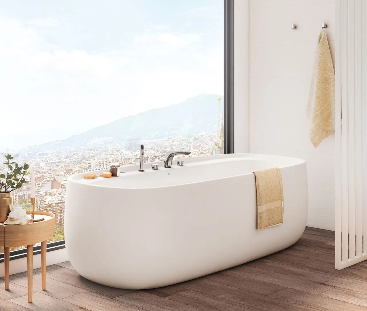 Сada de baie Roca Beyond 180x90 (White)