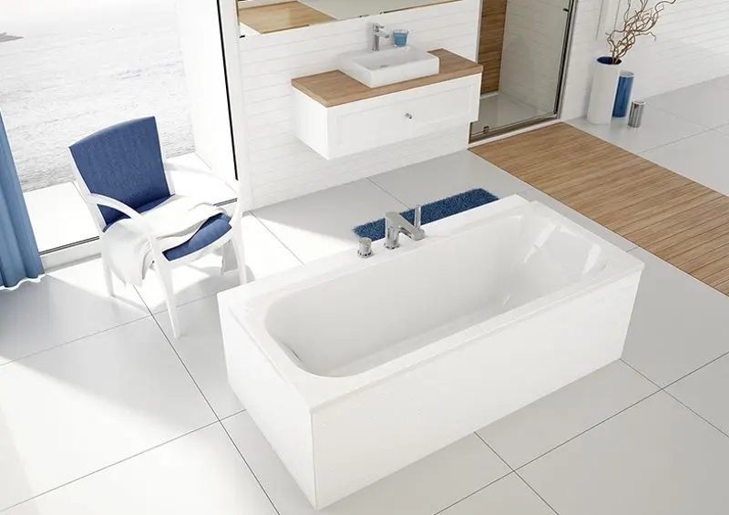 Cada de baie Sanaplast WP/Free 70x160 + STW (White)