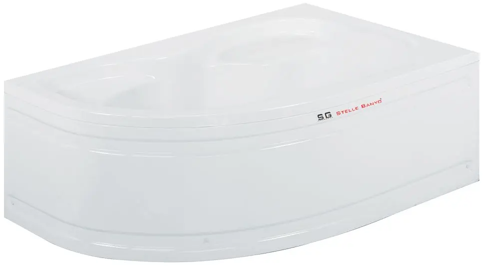 Cada de baie SG Stelle Tuana 150x100 Right (White)