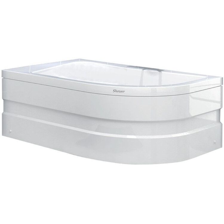 Cada de baie Shower Anteres 150x100 Left (White)