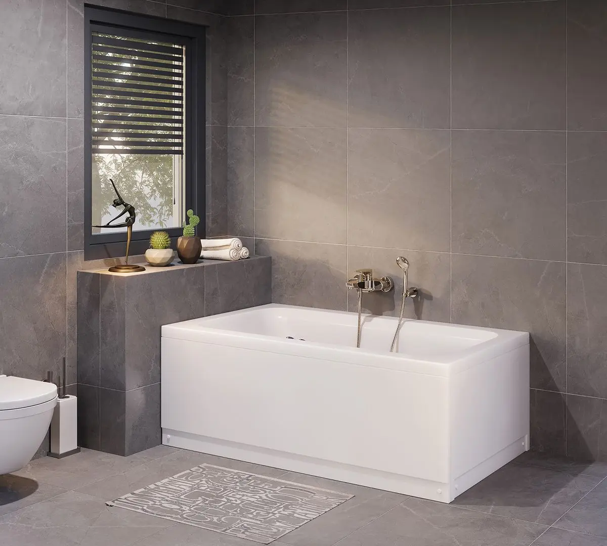 Ванна Shower Artmina SW 6762 70x120 (White)