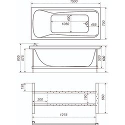 Cada de baie Triton Emma 150x70 (White) Thumb
