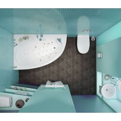 Cada de baie Triton Kayli New 150x100 Right (White) Thumb