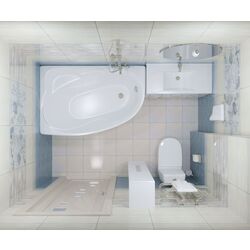 Cada de baie Triton Nikol Ekstra 160x100 Right (White) Thumb