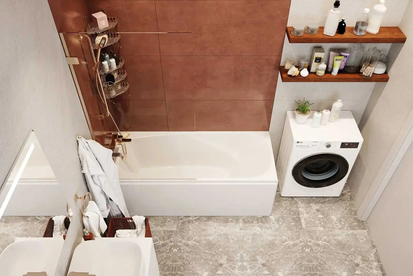 Cada de baie Vagnerplast Aronia 150x70 (White)