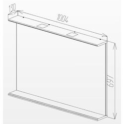 Oglinda Bayro Ellen 1000x700 (White) Thumb
