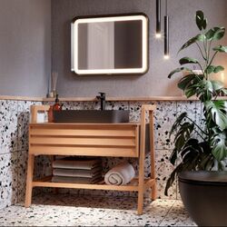 Зеркало Creavit Truva TR4085.01.MSY (Black) Thumb