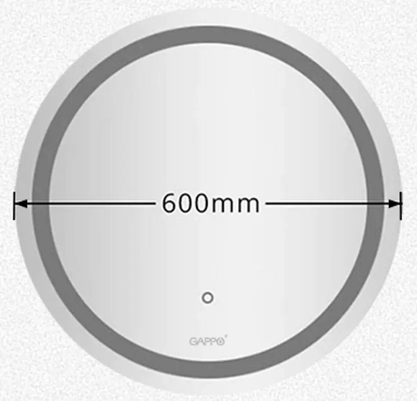 Зеркало Gappo G603 600
