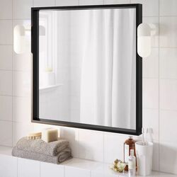 Oglinda Ikea Nissedal 65x65 (Negru) Thumb