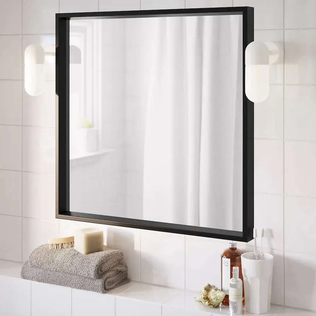 Oglinda Ikea Nissedal 65x65 (Negru)