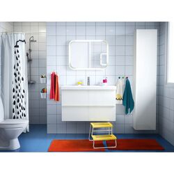 Oglinda Ikea Storjorm cu iluminat integrat 80x60 (Alb) Thumb