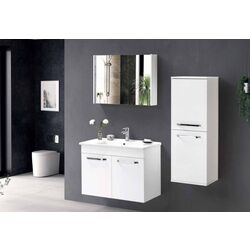 Dulap cu oglinda Martat Menekse 80 (White) Thumb