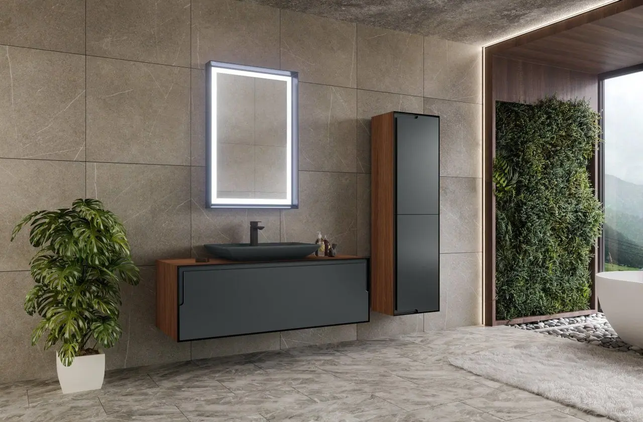 Зеркало Orka Craft 60x90 (Antracite)