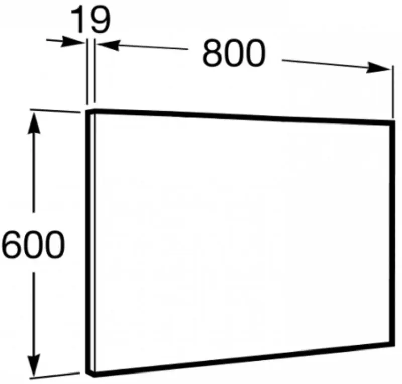 Oglinda Roca Victoria Basic 800 (White)