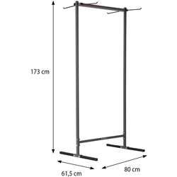 Suport vertical pentru saltele aerobic HMS STR31 (Grey) Thumb