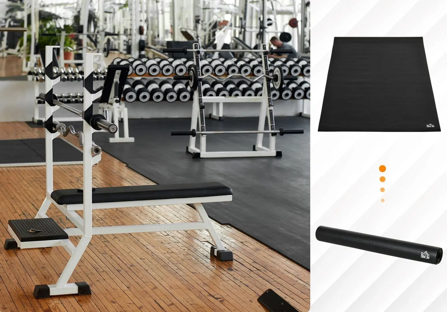 Covoras de protectie Homcom A93-050 (Black)