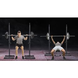 Suport pentru haltera Homcom A91-174 (Black) Thumb