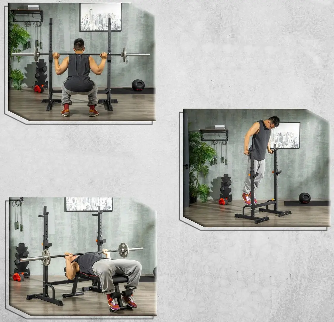 Suport pentru haltera Homcom A91-216BK (Black)