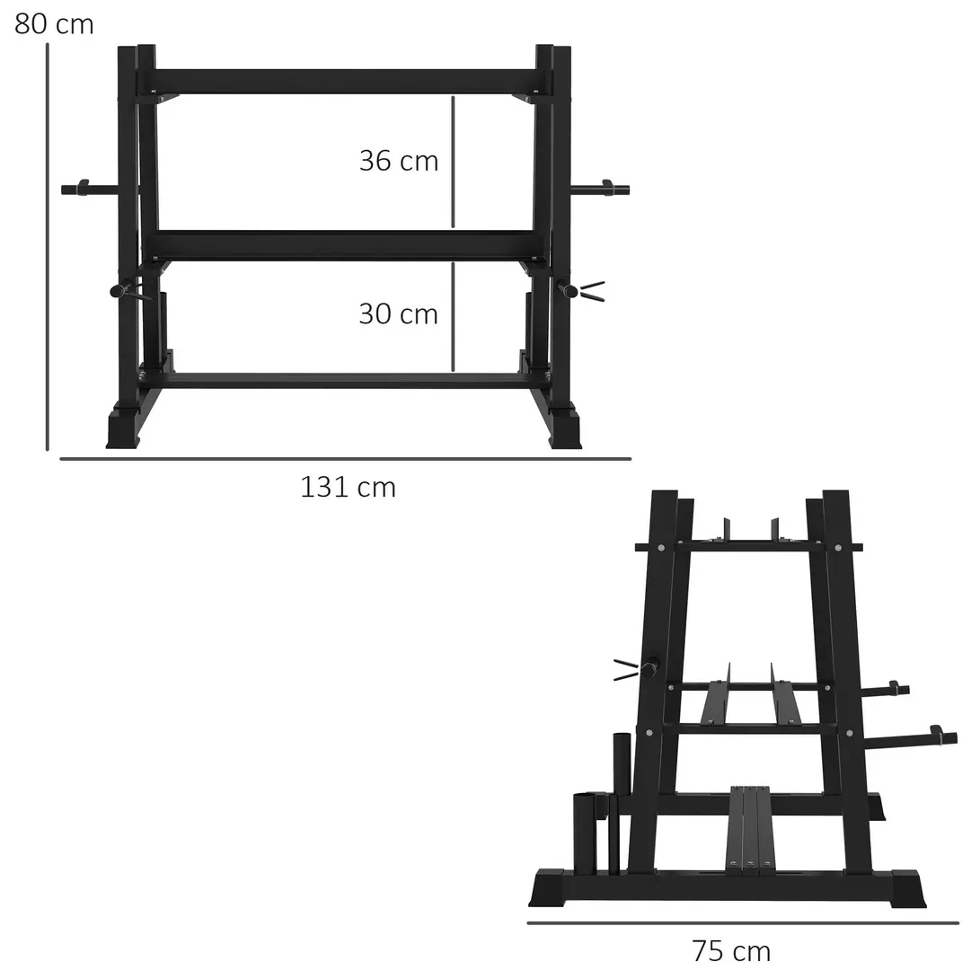 Многофункциональная стойка Sportnow A91-298V00BK (Black) - 5