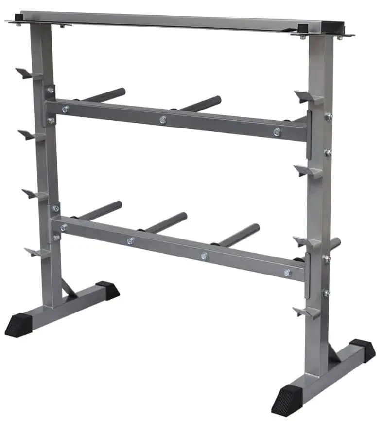 Suport pentru gantere VidaXL 90369 (Grey)