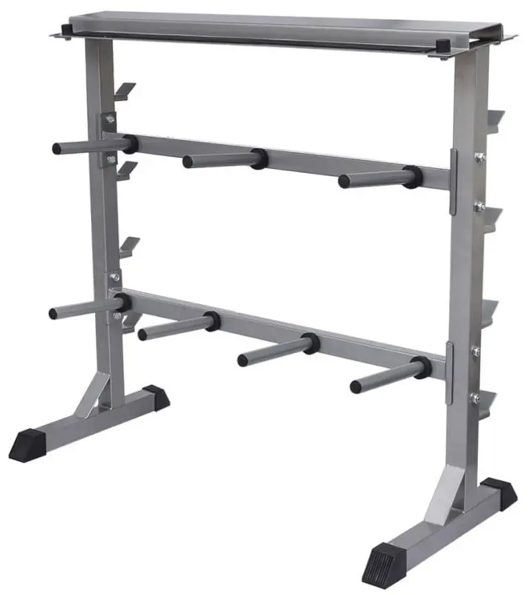 Suport pentru gantere VidaXL 90369 (Grey)