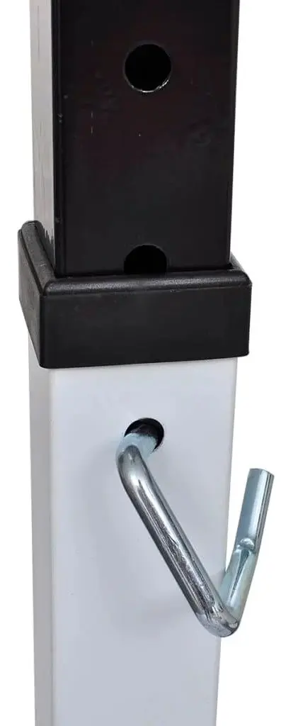 Стойка для штанги VidaXL 90363 (White/Black)