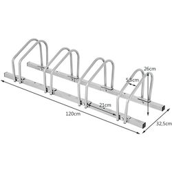 Suport pentru biciclete Costway AT5533SL (Silver) Thumb