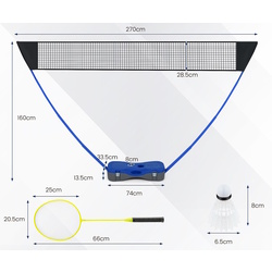 Набор для бадминтона Costway SP38002BL (Blue) Thumb