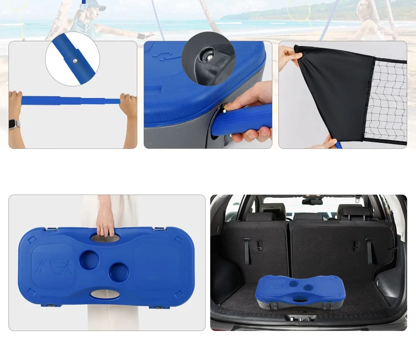 Набор для бадминтона Costway SP38002BL (Blue)