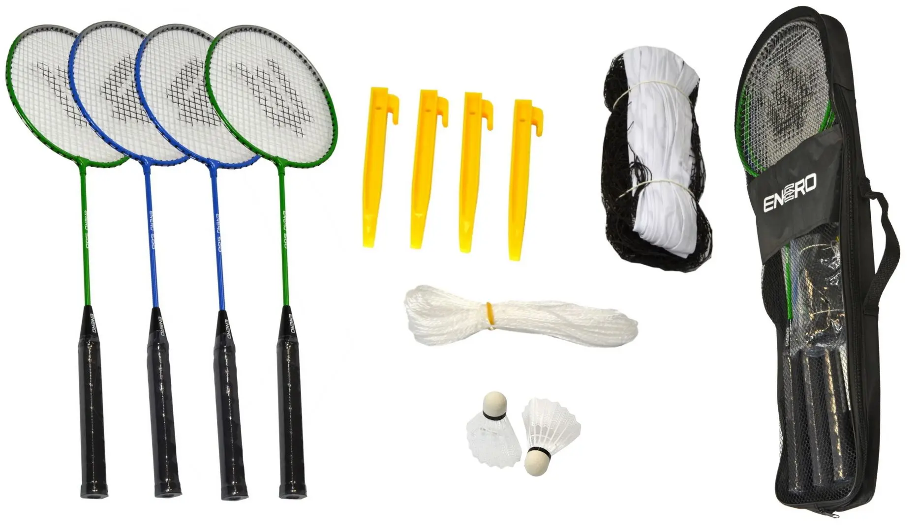 Набор для бадминтона Enero 500 586934 (Blue/Green)