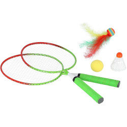 Set de badminton Nils NRZ051 (Green/Red) Thumb