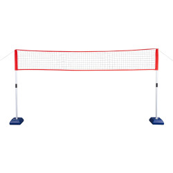 Set de badminton/volei/tenis Nils NT0300 3in1 (Red/Blue) Thumb