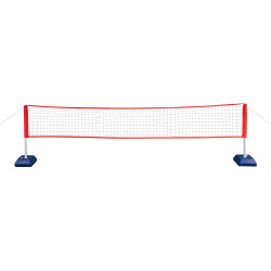 Set de badminton/volei/tenis Nils NT0300 3in1 (Red/Blue) Thumb