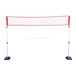 Set de badminton/volei/tenis Nils NT0300 3in1 (Red/Blue)