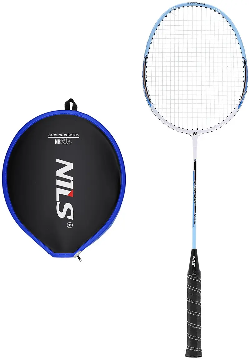 Ракетка для бадминтона Nils NR204 (Blue/Black) - 4