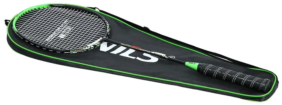 Paleta badminton Nils NR205 (Black/Green)