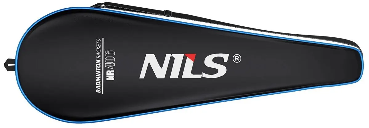Ракетка для бадминтона Nils NR406 (White/Blue)