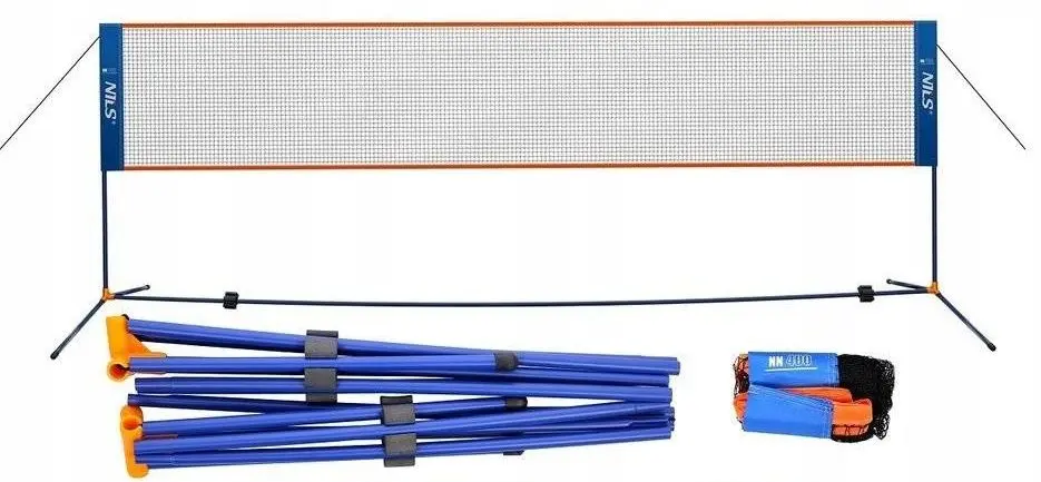 Сетка для бадминтона Nils NN400 (White/Blue)